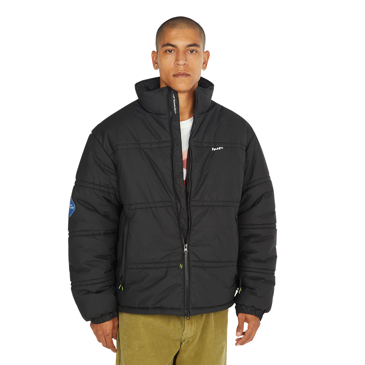 Chaqueta HUF 89 Tyvek Puffer Black
