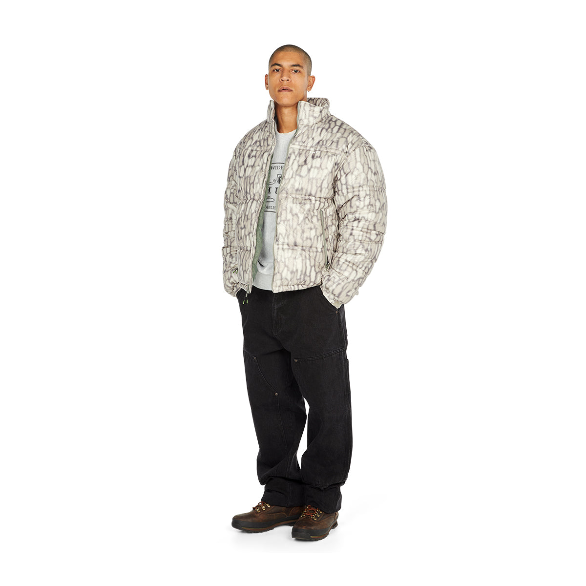 Chaqueta HUF 89 Wapred Camo Tyvek Puffer