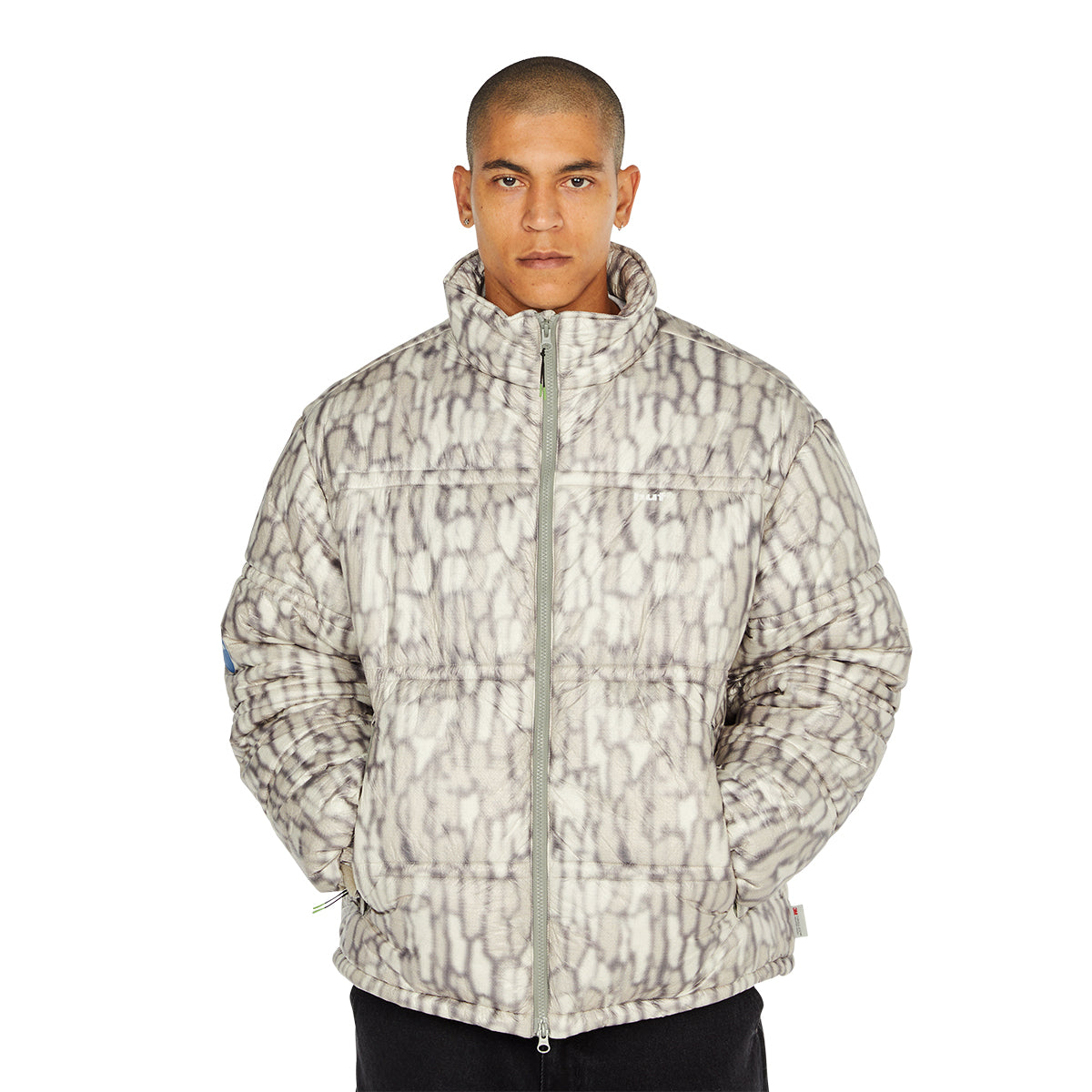 Chaqueta HUF 89 Wapred Camo Tyvek Puffer