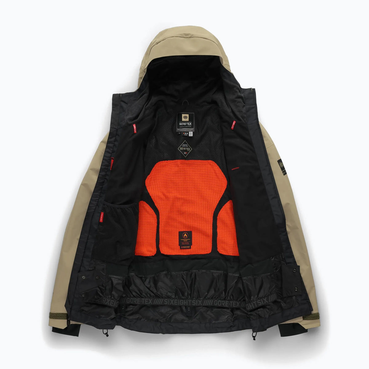 Chaqueta de Snowboard 686 GORE-TEX GT Thermagraph - Sage Colorblock (PV)