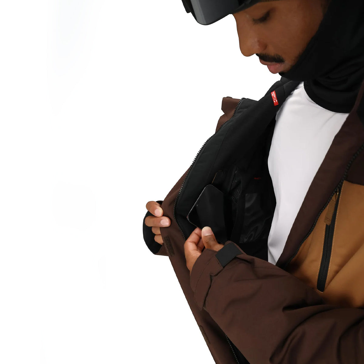 Chaqueta de Snowboard 686 Geo Insulated - Coffee Colorblock (PV)