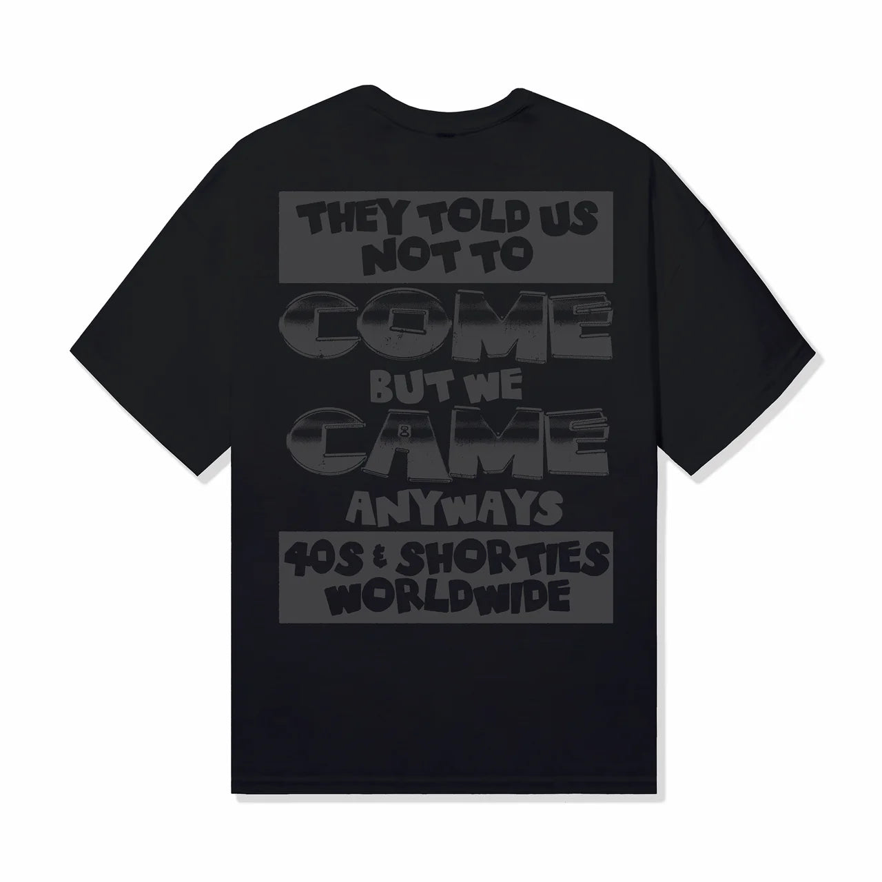 Polera 40S & SHORTIES Charget It Black