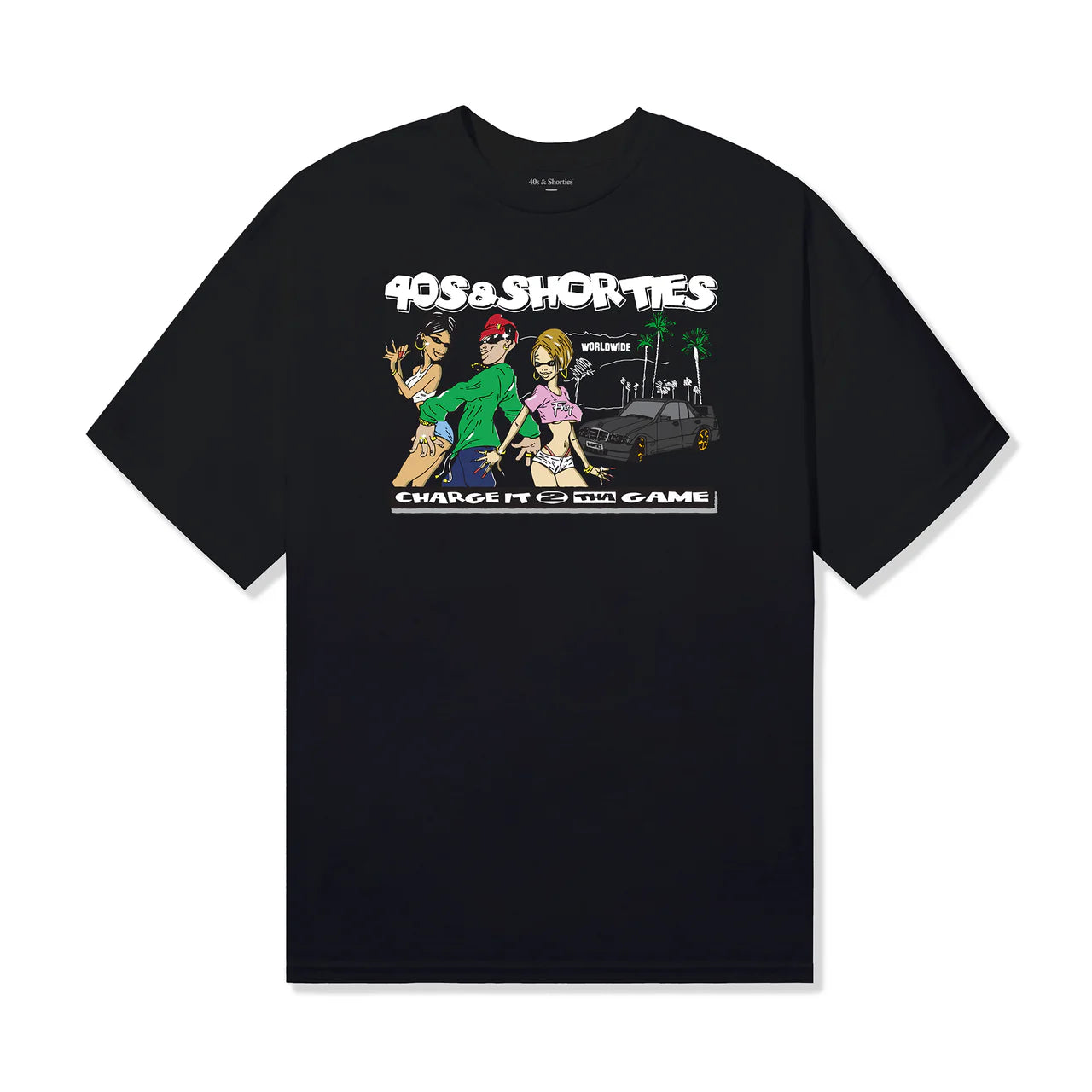 Polera 40S & SHORTIES Charget It Black