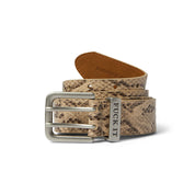 Cinturón HUF Fuck It Snakeskin Belt Borwn