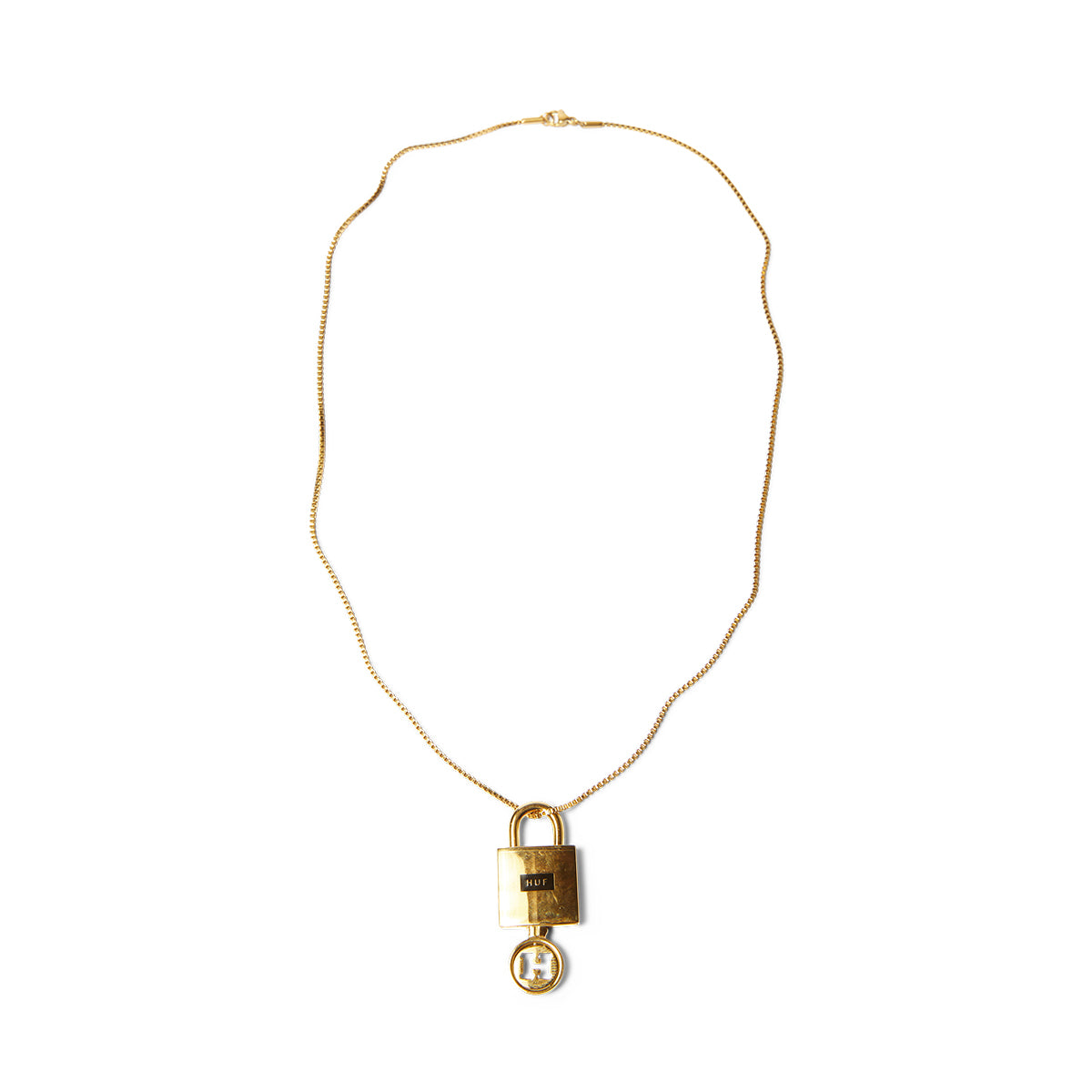 Colgante HUF Lock & key Gold O/S