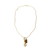 Colgante HUF Lock & key Gold O/S