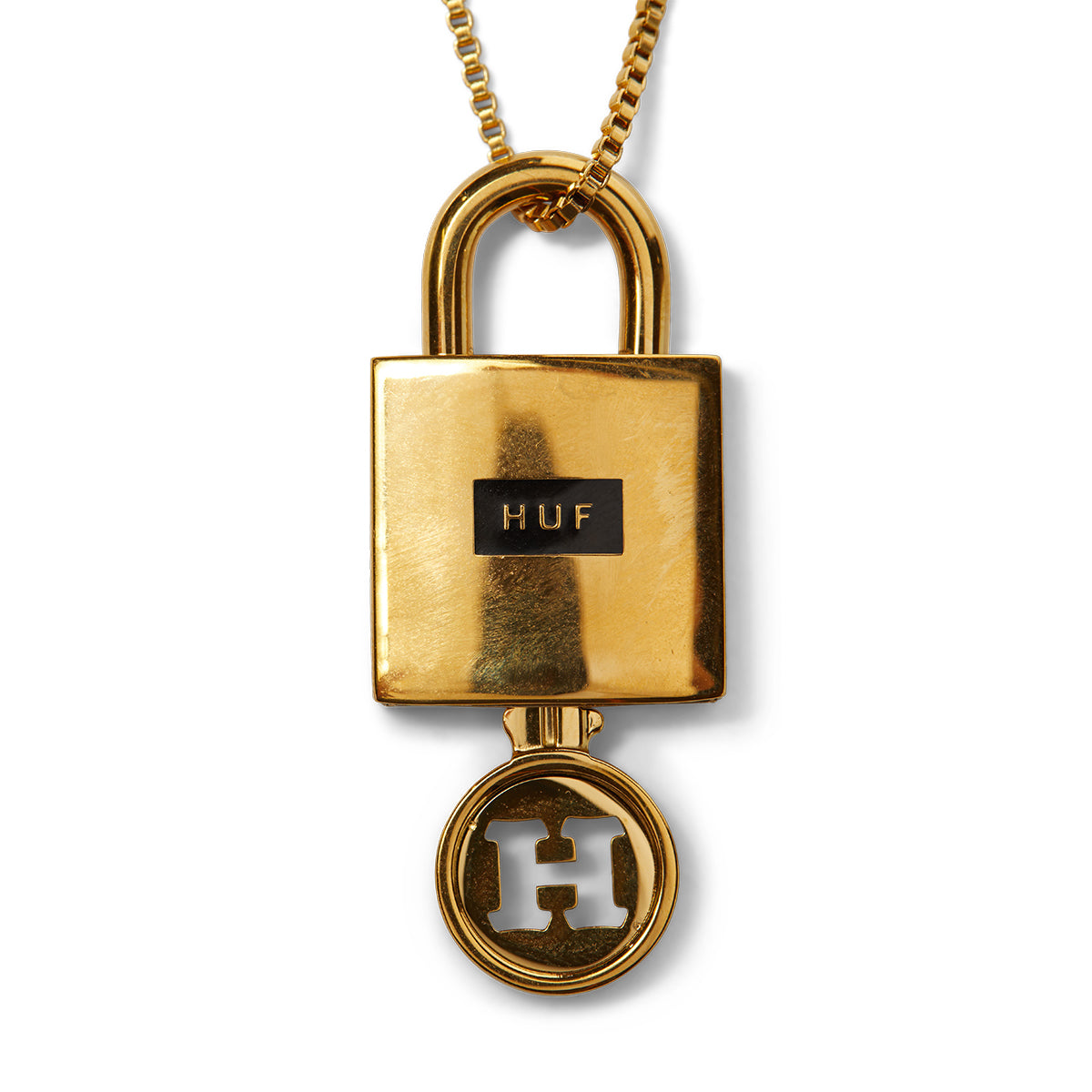 Colgante HUF Lock & key Gold O/S