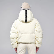 CHAQUETA WHITESPACE CROPPED PUFFER WARM WHITE