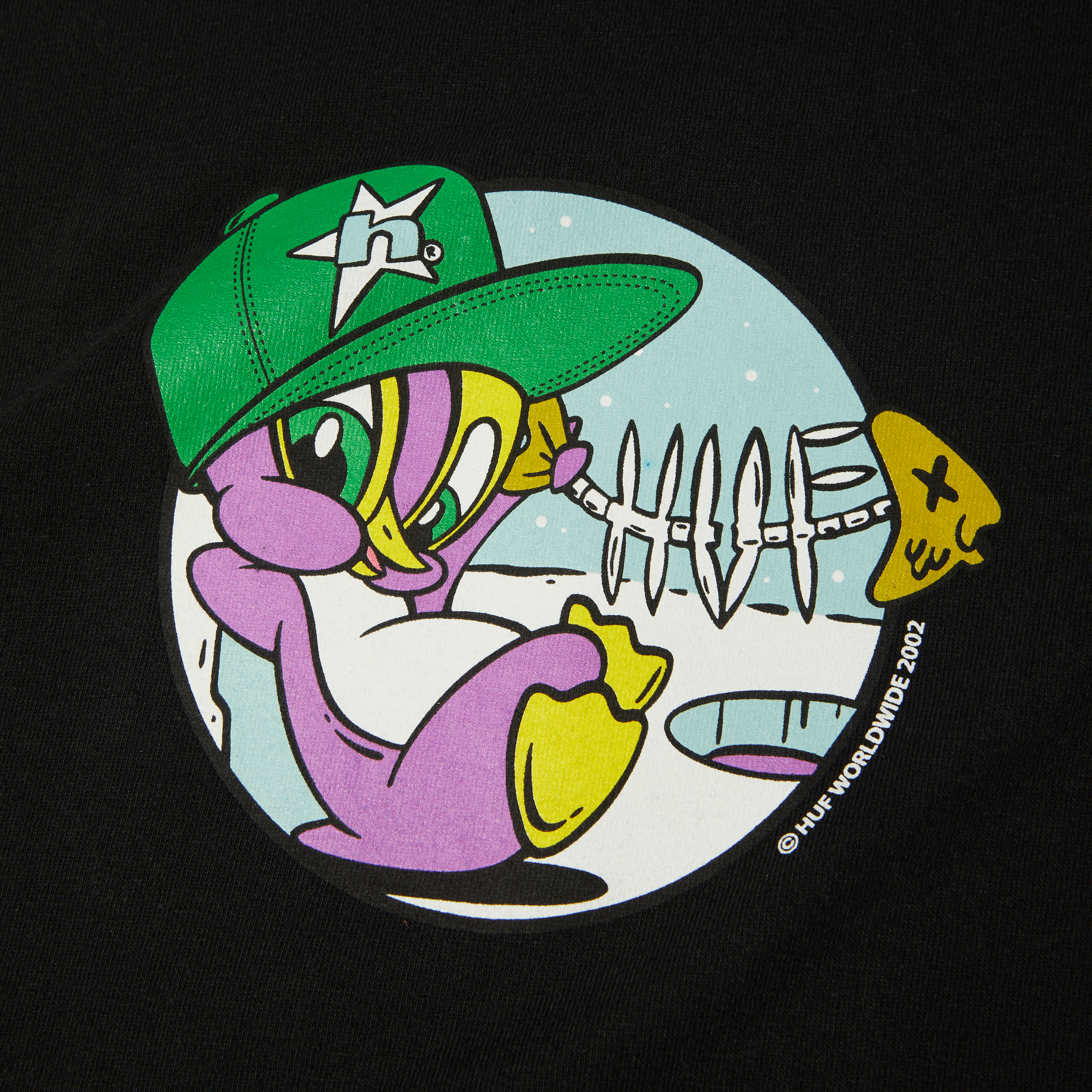 Polera HUF Deep Freeze S/S Tee Black