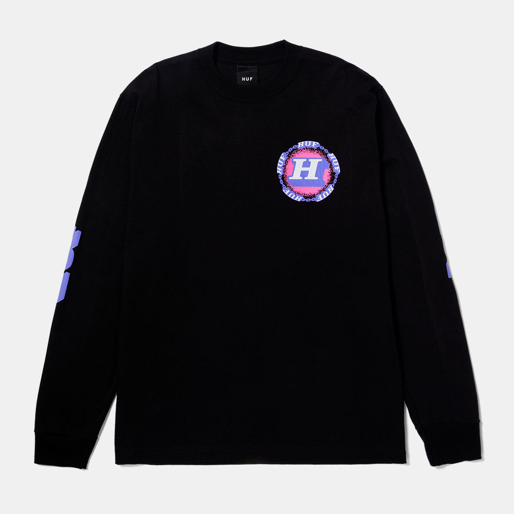 POLERA HUF DEPENDABLE L/S BLACK