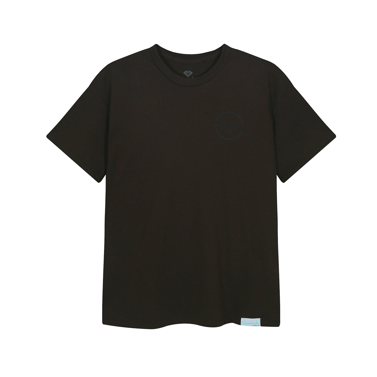 Polera DIAMOND Brilliant Circle Tee Dark Chocolate