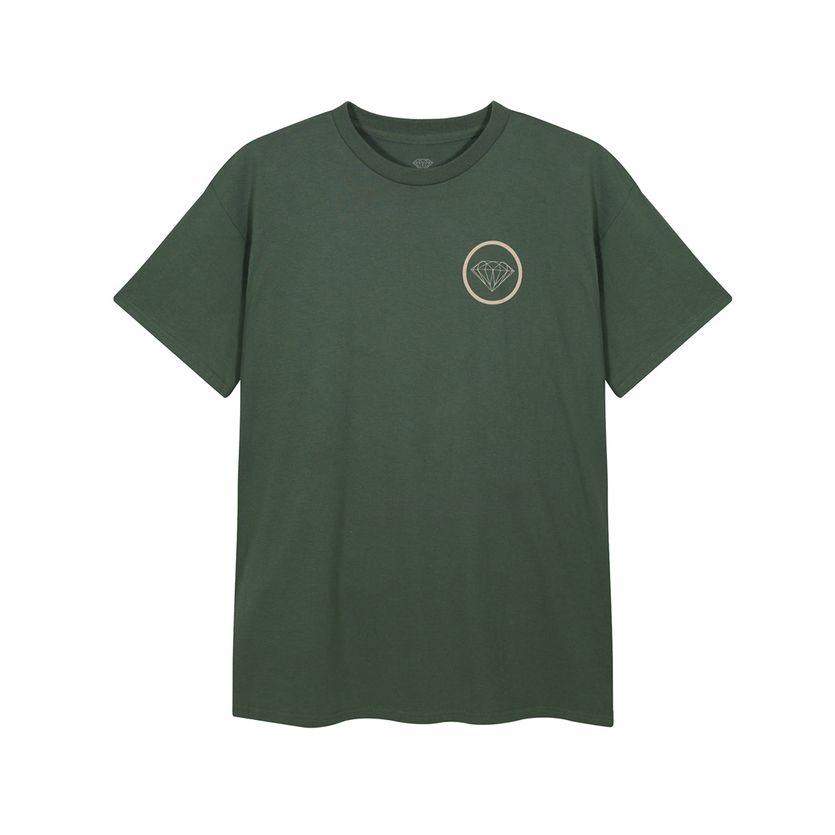 Polera DIAMOND Brilliant Circle Tee Military Green