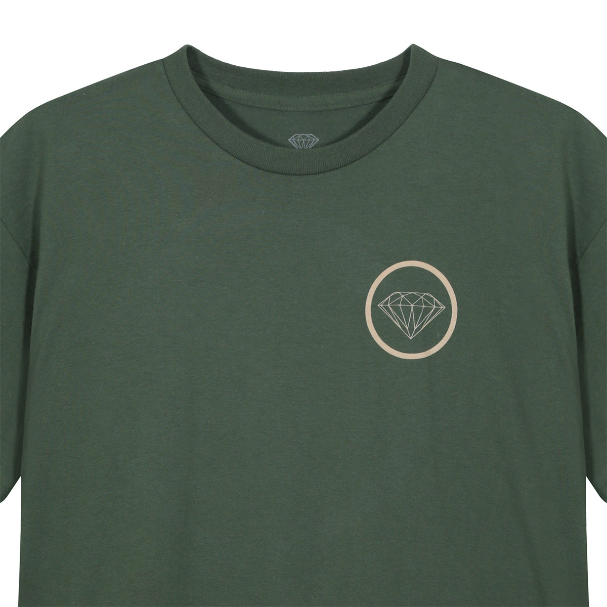 Polera DIAMOND Brilliant Circle Tee Military Green