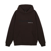 Poleron DIAMOND OG Script Hoodie Brown Logo
