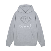 Poleron DIAMOND OG Sign Hoodie Athletic Heather