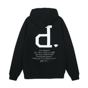 Poleron DIAMOND Unpolo Script Hoodie Black