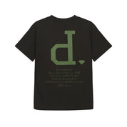 Polera DIAMOND Unpolo Script Tee Dark Chocolate