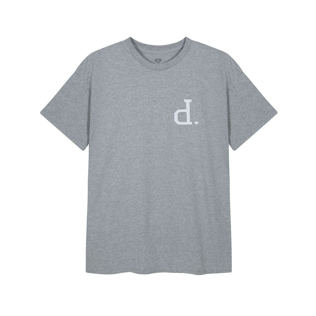 Polera DIAMOND Unpolo Script Tee Sport Grey