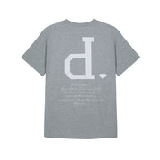 Polera DIAMOND Unpolo Script Tee Sport Grey
