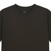 Polera DIAMOND Brilliant Circle Tee Dark Chocolate