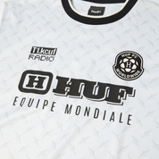 Camiseta HUF Equipe Mondiale Jersey White