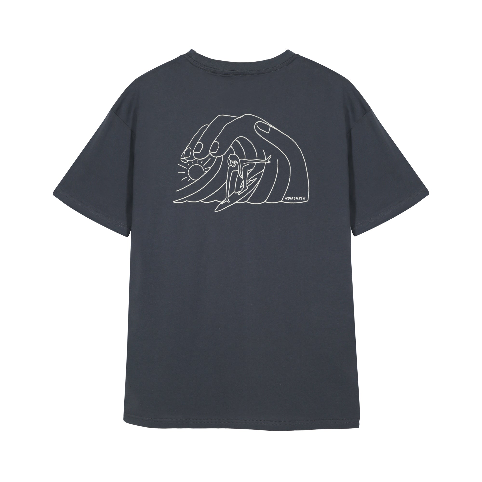 Polera Quiksilver  CL Freedom Swell SS P Black