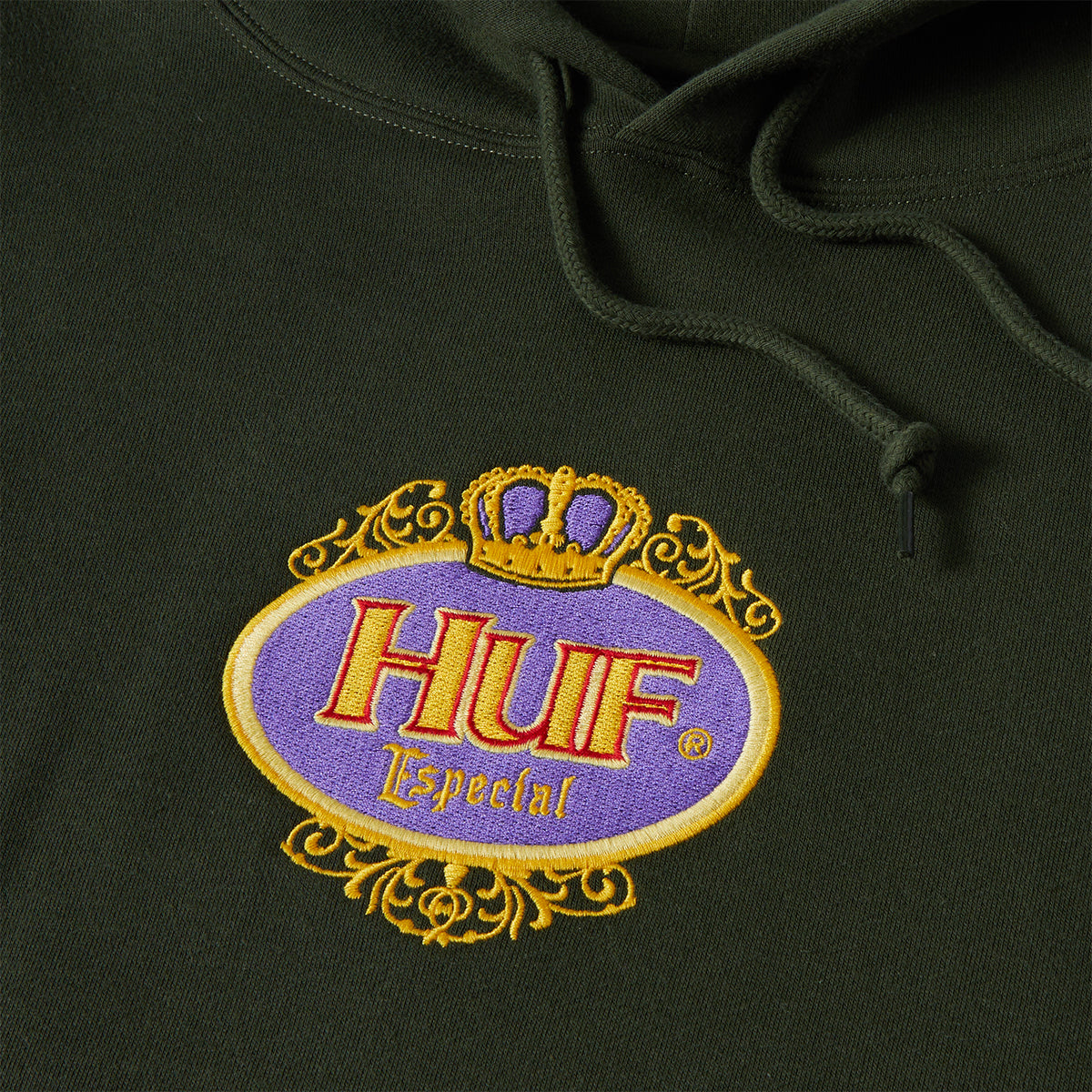 POLERON HUF ESPECIAL P/O HOODIE HUNTER GREEN