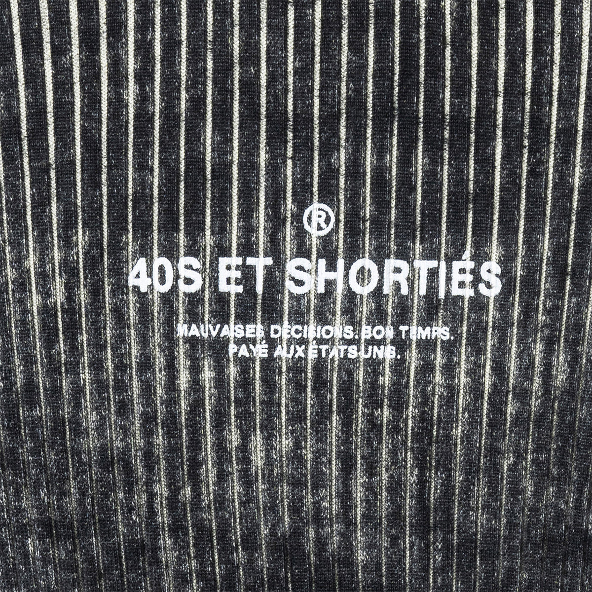 CHALECO 40S & SHORTIES FADING SWEATER BLACK