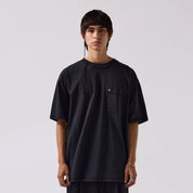 POLERA FORMER CA OVERSIZED POCKET BLACK