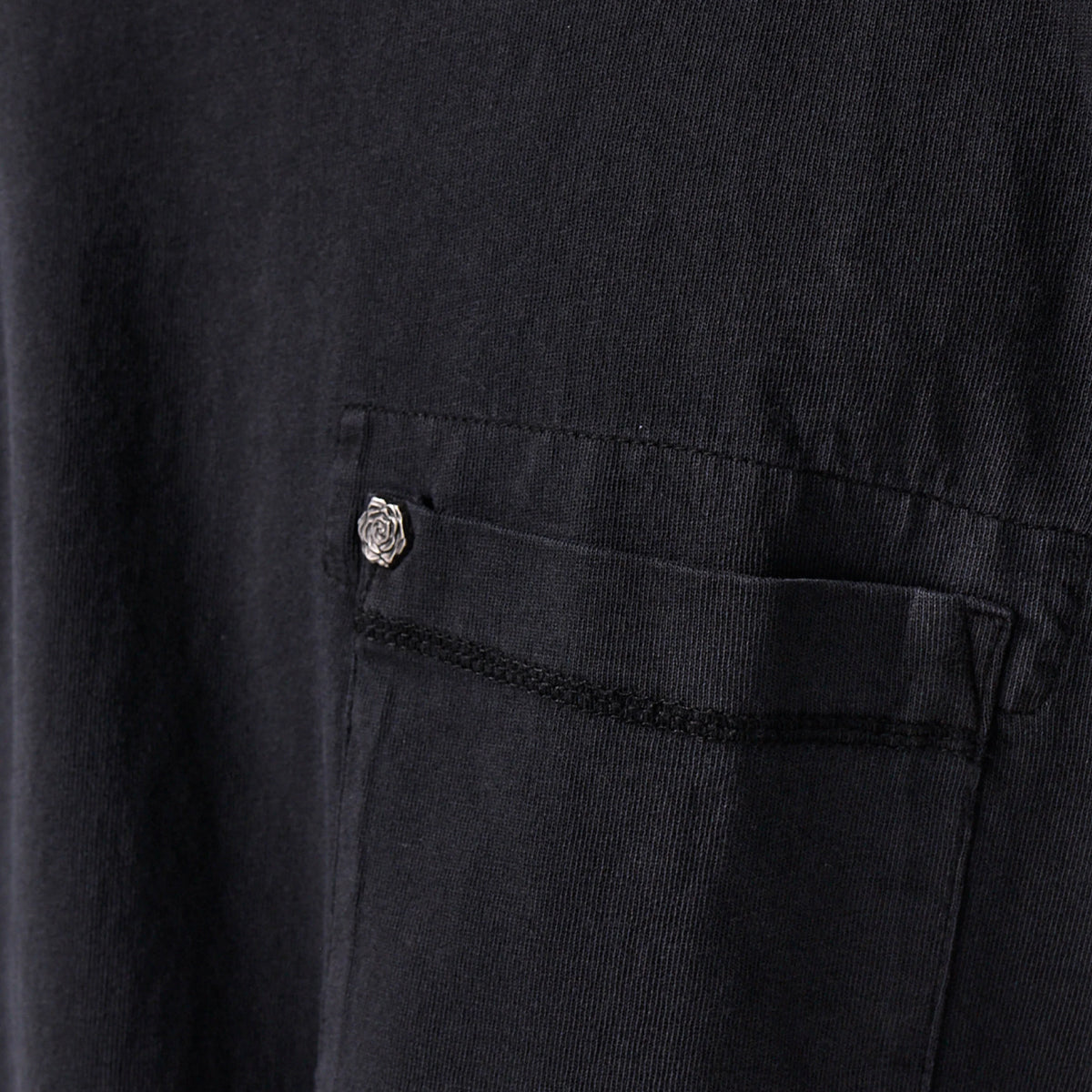 POLERA FORMER CA OVERSIZED POCKET BLACK