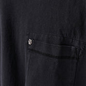 POLERA FORMER CA OVERSIZED POCKET BLACK
