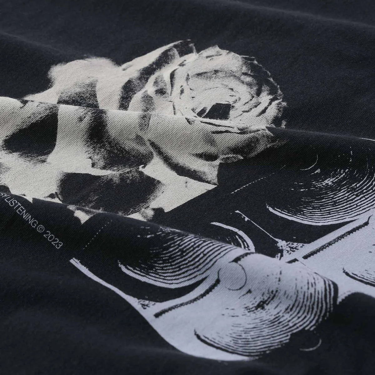 POLERA FORMER ROSE CRUX T-SHIRT BLK