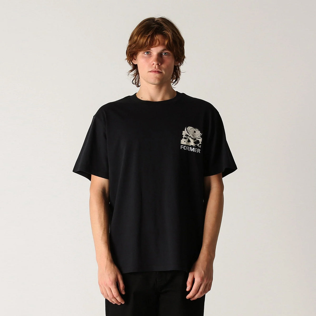 POLERA FORMER ROSE CRUX T-SHIRT BLK