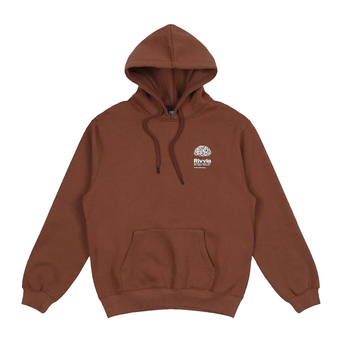 POLERON RIVVIA SCATTER BRAIN HOOD BROWN