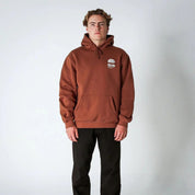 POLERON RIVVIA SCATTER BRAIN HOOD BROWN