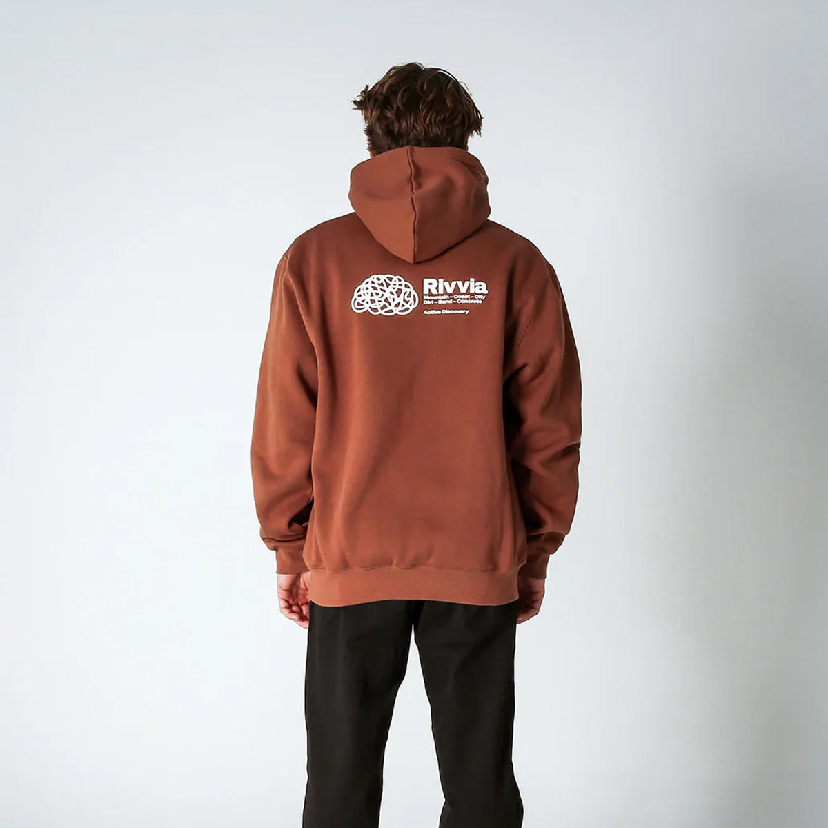 POLERON RIVVIA SCATTER BRAIN HOOD BROWN
