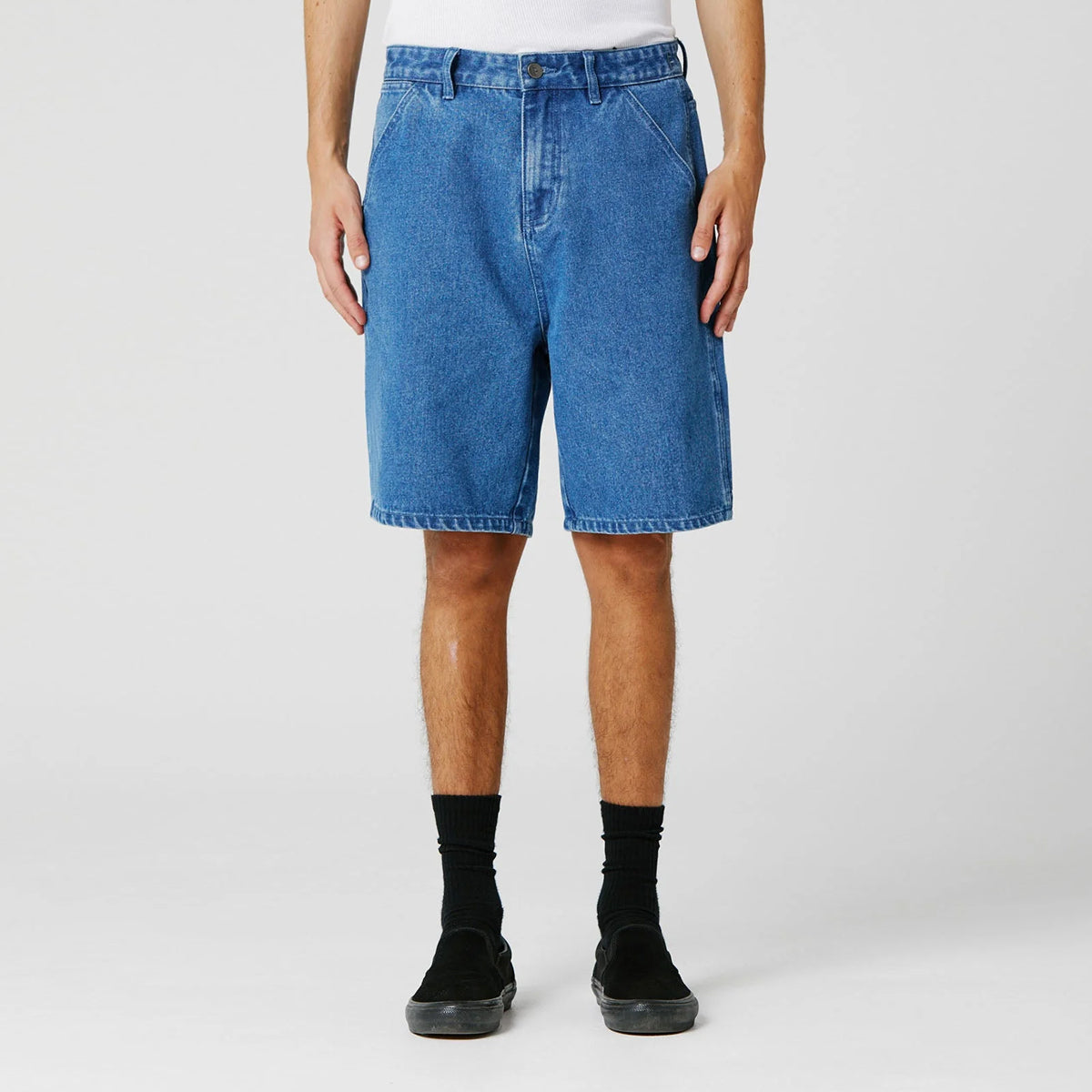BERMUDA FORMER DISTEND VT 20.5' WALKSHORT WORN DENIM