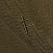 BERMUDA FORMER PRAYER HERRINGBONE 18' WALKSHORT BRW