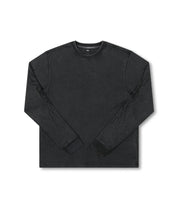 POLERON FORMER SCRAWL LS WAFFLE WASHED BLACK