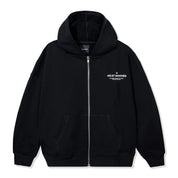 POLERON 40S & SHORTIES FRENCH GENERAL ZIP HOODIE BLACK