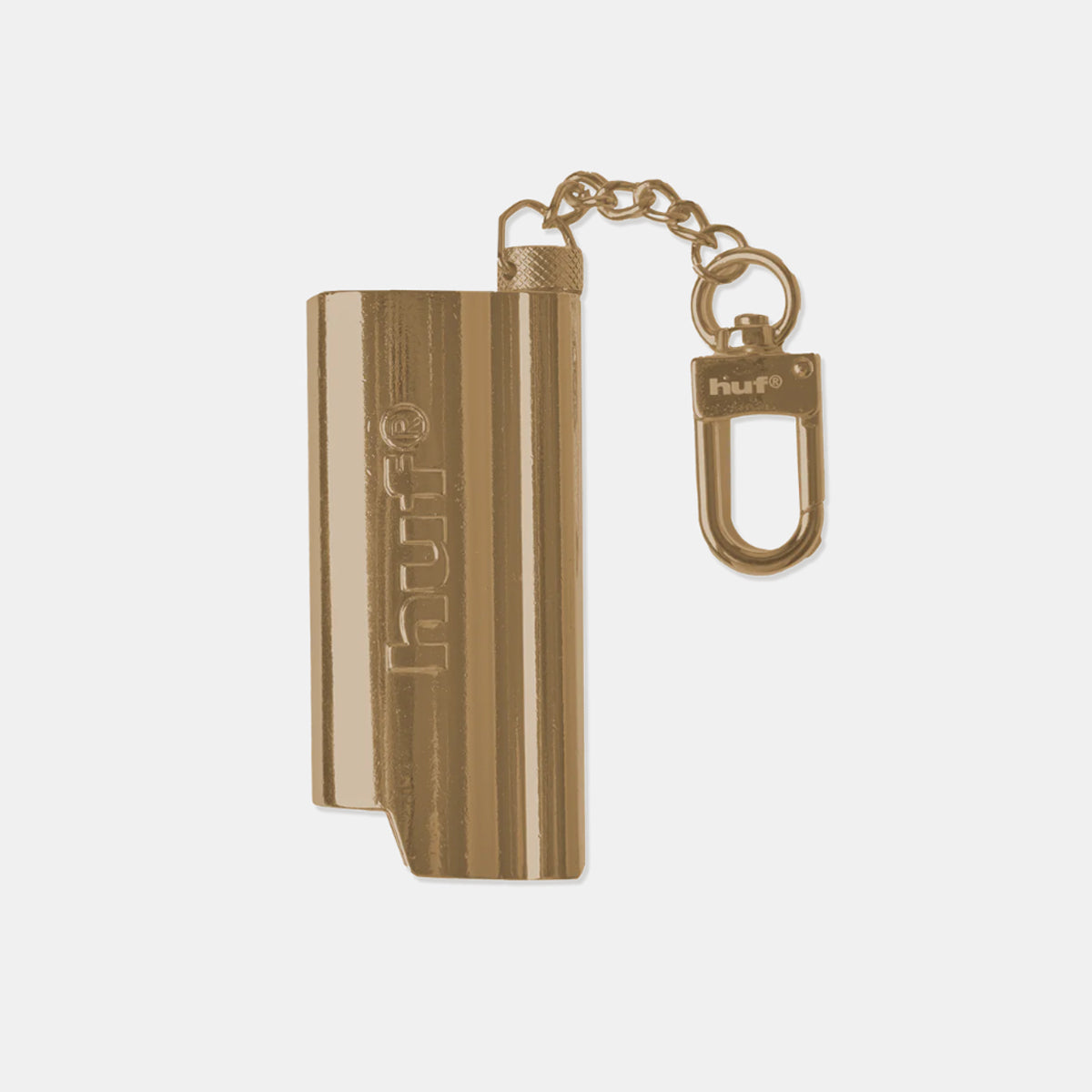 FUNDA DE ENCENDEDOR HUF BURNER LIGHTER KEYCHAIN GOLD