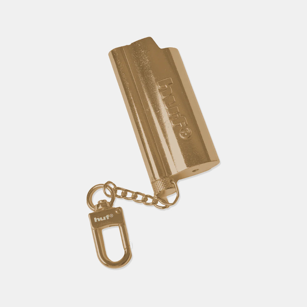 FUNDA DE ENCENDEDOR HUF BURNER LIGHTER KEYCHAIN GOLD