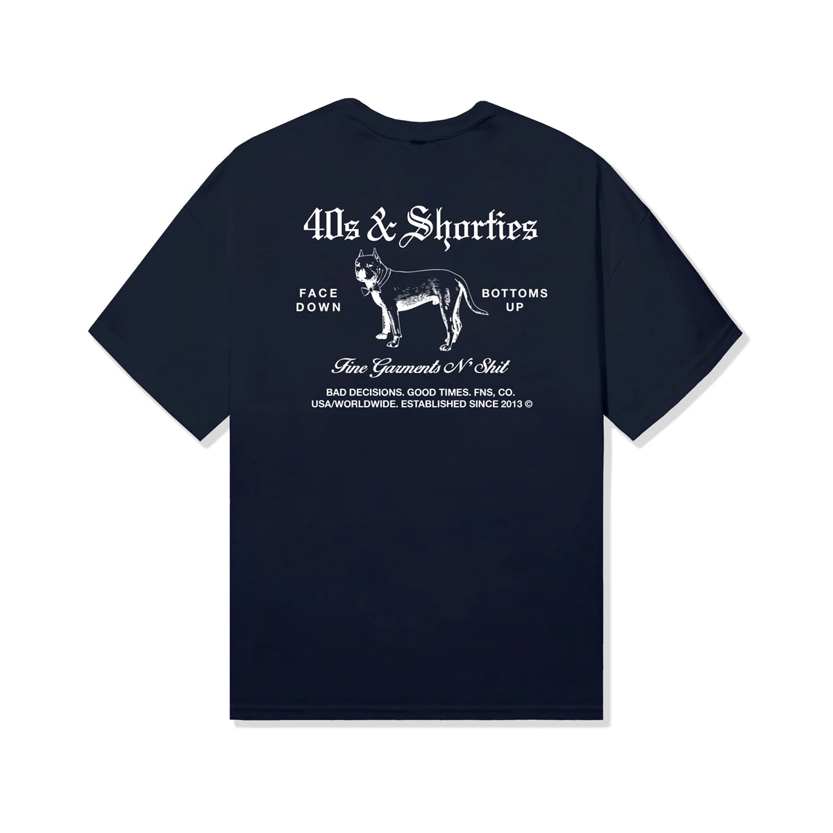 Polera 40S & SHORTIES Fine Garments Navy