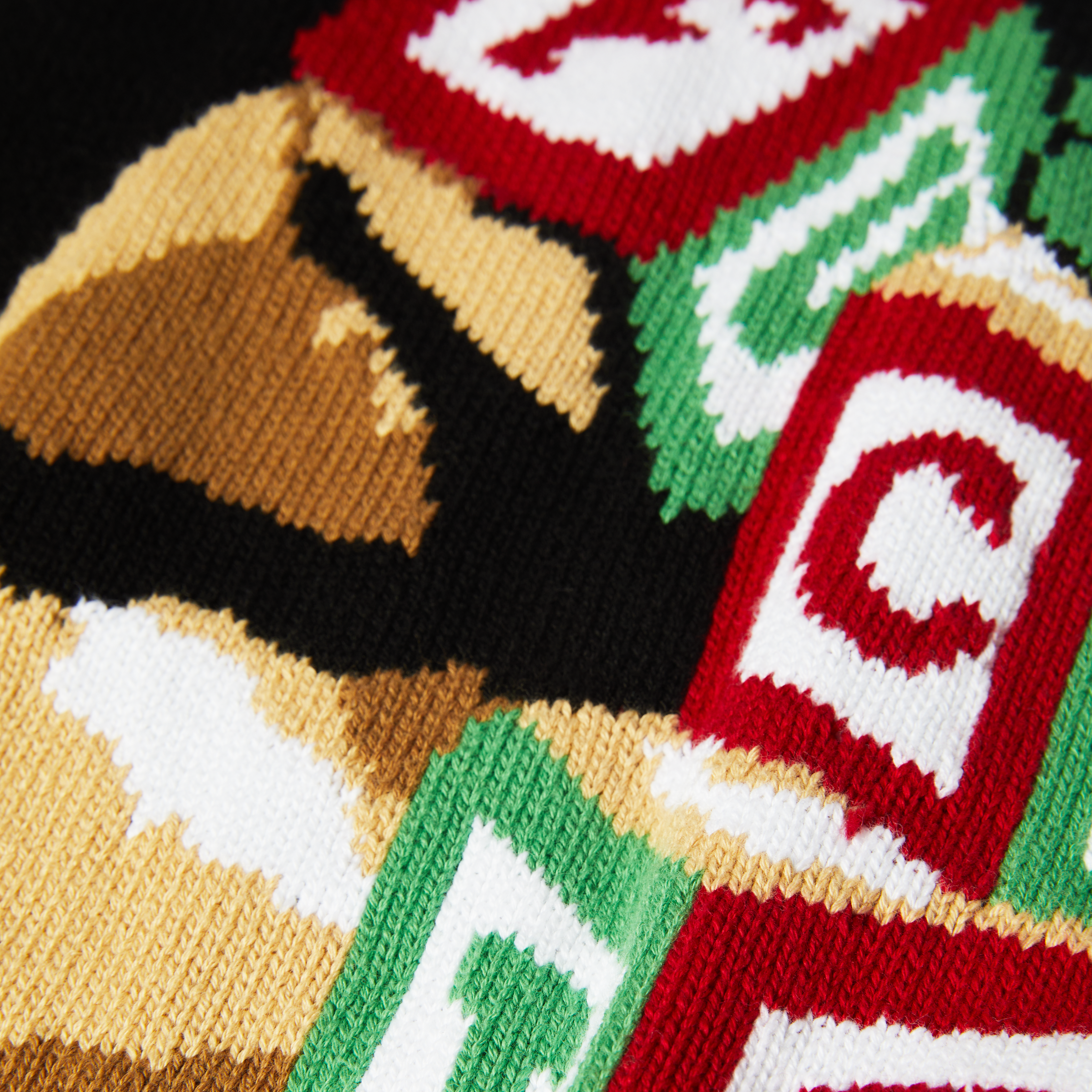 Chaleco HUF Gift Bear Intarsia Black