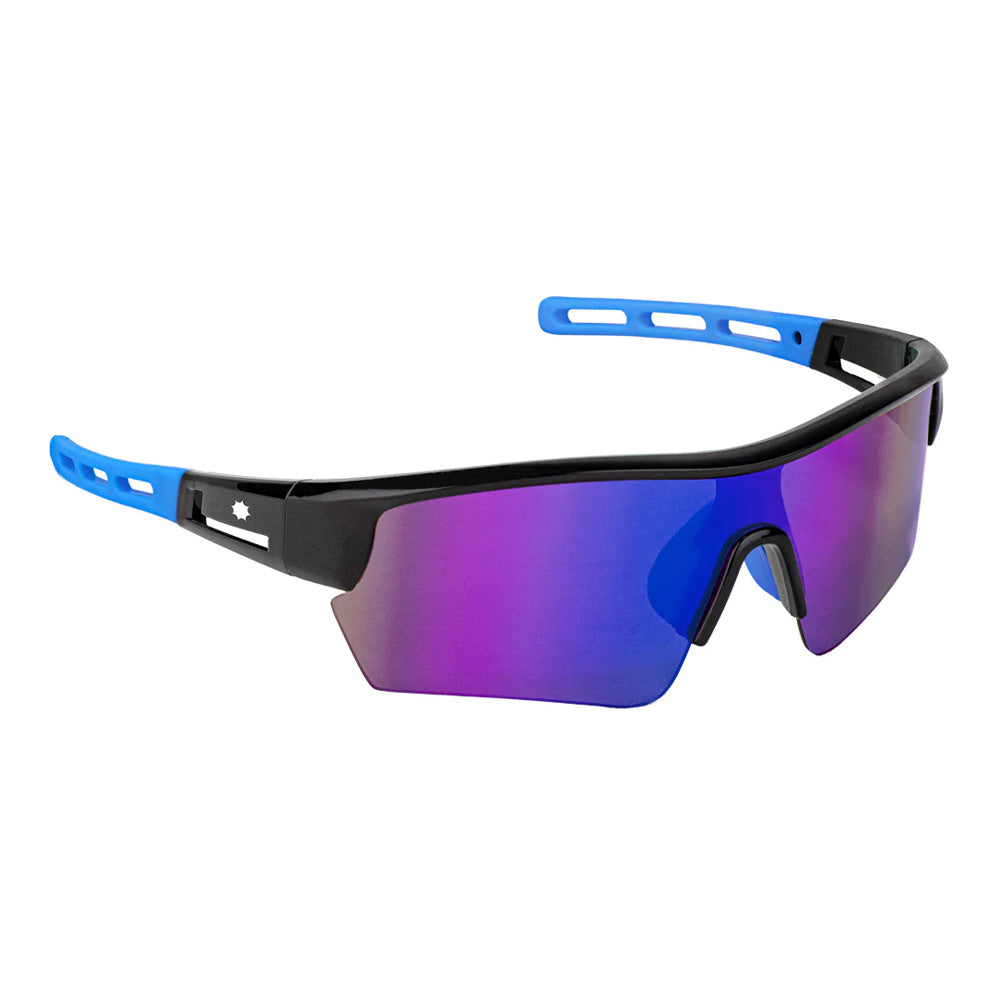 LENTES GLASSY WACO POLARIZED BLACK/BLUE MIRROR
