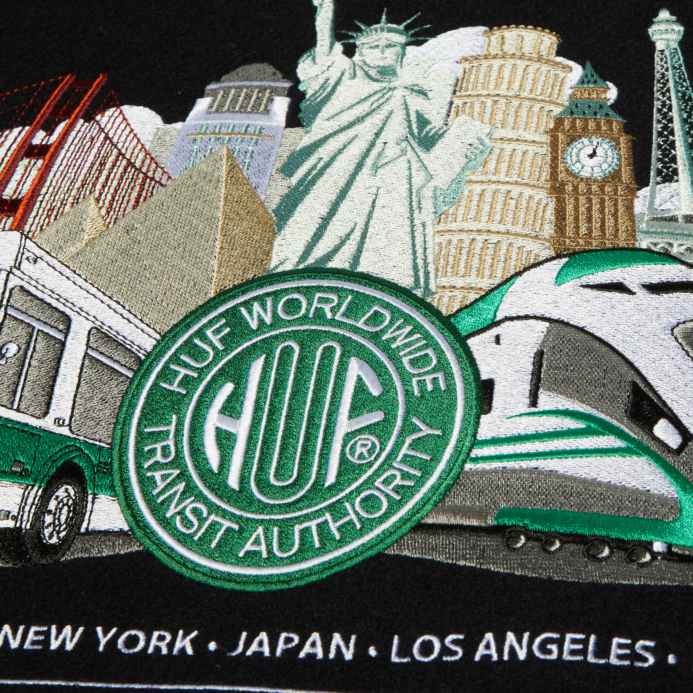 Chaqueta HUF Global Transit Varsity