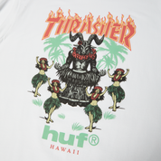 Polera HUF X THRASHER Goat Luau SS Tee White
