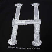 POLERA HUF X BRONZE56K H BOLTS TT S/S BLK