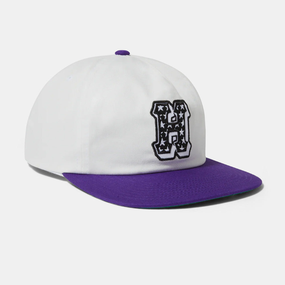 CAP HUF H-STAR SNAPBACK WHITE