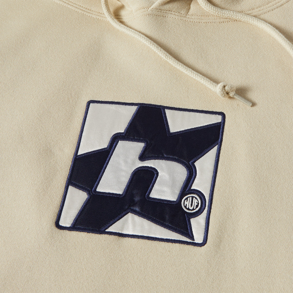 POLERON HUF H STAR P/O HOODIE STONE